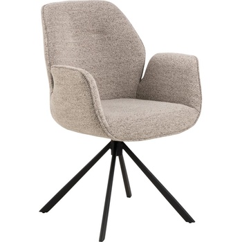 Actona Тъмносив тапициран трапезен стол Aura - Actona (0000100865)