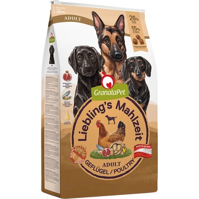GranataPet Lieblings Mahlzeit Adult s hydinovým mäsom 2 x 10 kg