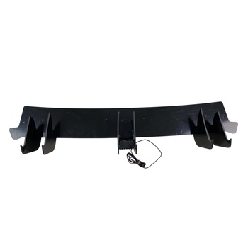 Дифузер за задна броня за Volkswagen Golf 8 GTI Blade със светлоотразител - черен гланц (A-VW-0138)