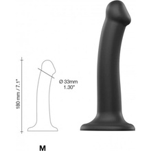 Strap-On-Me Semi-Realistic Dual Density Bendable Dildo Bla