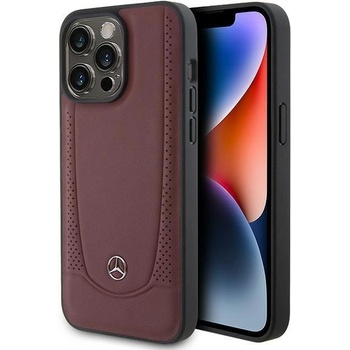 Mercedes-Benz Кейс Mercedes MEHCP15LARMRE за iPhone 15 Pro 6.1"", червен / червен, твърд, Leather Urban Bengale (KXG0074637)