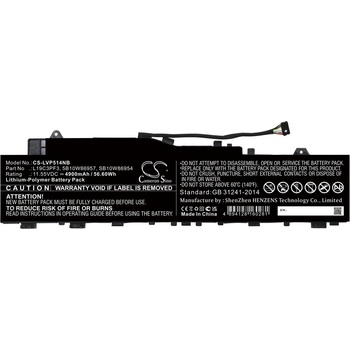 Cameron Sino Батерия за лаптоп LENOVO IdeaPad 5 14 L19C3PF3 LiPo 11.55V 4900mAh CAMERON SINO (CS-LVP514NB)