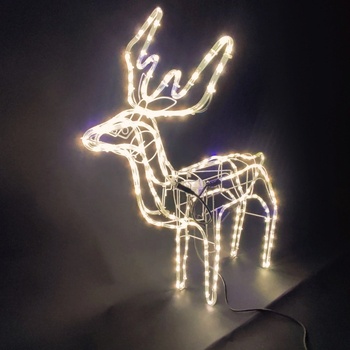 Ruhhy 22509 teplý biely Vianočný sob LED