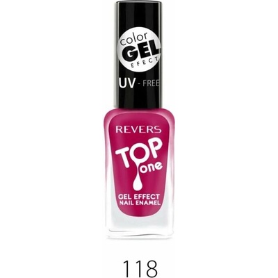 Lak na nety s gelovým efektem č. 118 Top One Revers