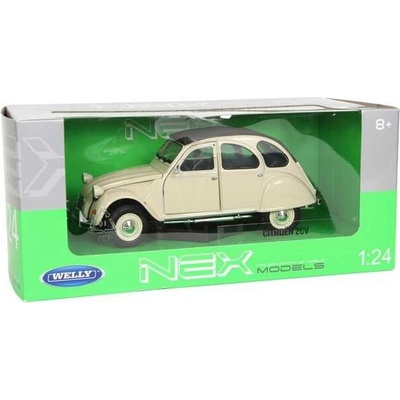 Welly Citroën 2CV Krémová 1:24