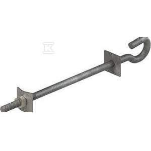 ALPAR Hook screw m16 l350 hot-dipped galvanized