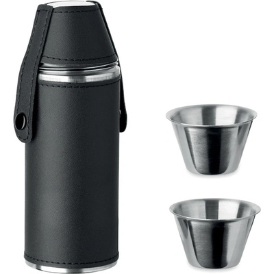 midocean Джобна бутилка 230ml с 2 чаши x 20ml (13107-А)