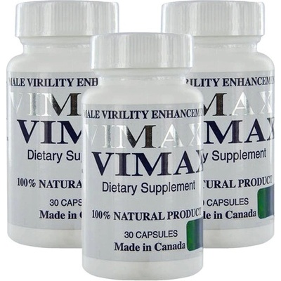 3 x Vimax капсули за уголемяване на пениса и по-добра ерекция