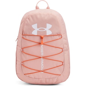 Under Armour Hustle sport backpack цвят сьомга, бяло (1364181-805)