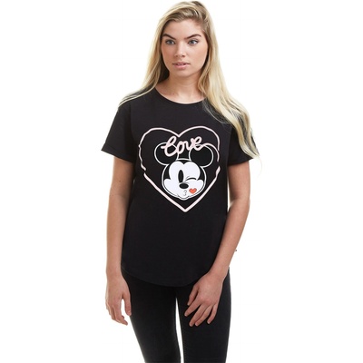 Disney Тениска Disney Women's Regular Fit T-Shirt - Black