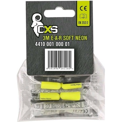 E-A-R SOFT NEON zátkové chrániče sluchu 3 páry