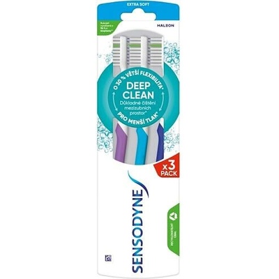 Sensodyne Deep Clean Extra Soft 3 ks