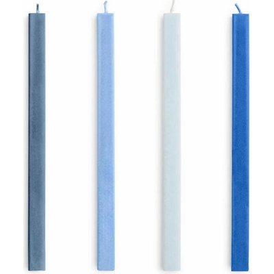 HAY Svíčky Square Candle set 4ks, blues