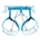Petzl седалка PETZL Altitude white/turquoise M-L