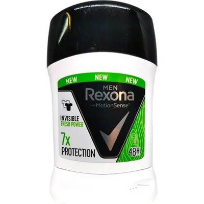 Rexona стик мъжки, Ivisible fresh power, 50мл