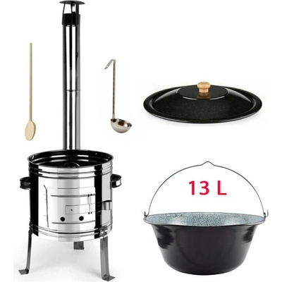 Perfect Home kotlík na guláš smalt 13 l