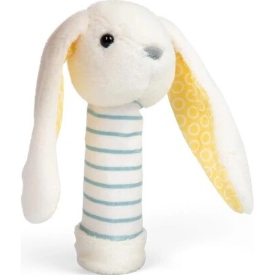 Bigjigs Toys Plyšová hrkálka Králik