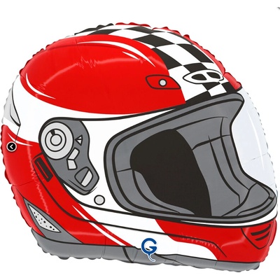 GRABO Helma na motorku 15" 38cm fóliový balónek nafukovací