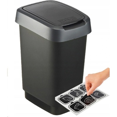 Rotho Twist černý 10 l