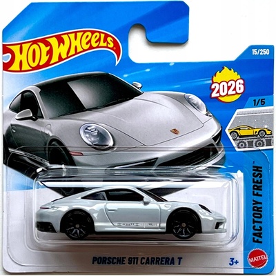 Carrera Autíčko Hot Wheels Porsche 911 biele mierka 1:64 séria FACTORY FRESH
