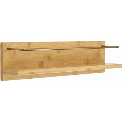 House Nordic Nástěnná police Ember 45 x 12 cm bambus a kov