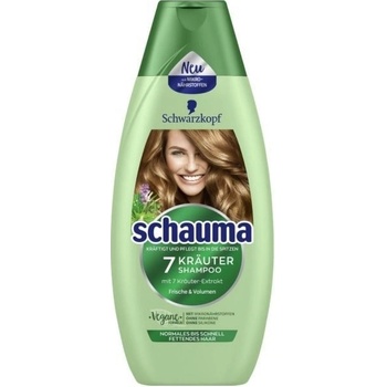 Schauma 7 Bylín šampón na normálne a mastné vlasy 400 ml