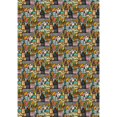 Takoy Panel na ušití deky Wellsoft fleece 140x200 I love Czech republic