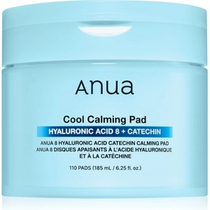 Anua 8 Hyaluronic Acid Catechin Calming Pad успокояващи възглавнички с охлаждащ ефект 110 бр