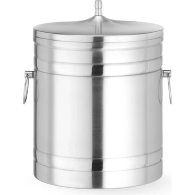 BARUP 594704 | Box na led s dvojitými stěnami, BarUp, 5L, Stříbrná, ⌀200x(H)230mm