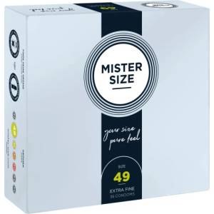 Mr. Size 36 бр. Тънки презервативи Mister Size 49 мм