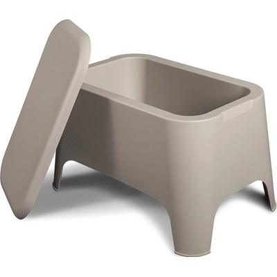 Toomax PETRA plastový stôl + box taupe-šedá