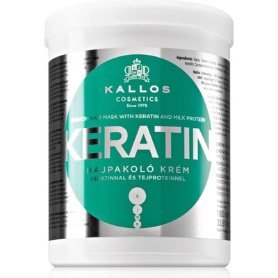 Kallos Keratin маска за коса с кератин 1000ml