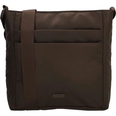 Tmavohnedá nepremokavá crossbody kabelka „Amelie”