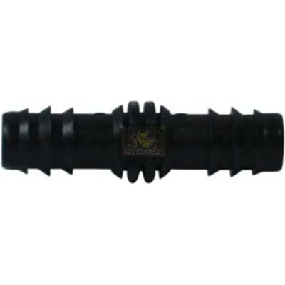 HERLY Съединител оребрен за капков маркуч ф16мм Herly 29457