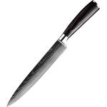 HARAHU Кухненски нож BL-38113 - Slicer / Черен / Кафяв KP38113