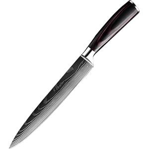 HARAHU Кухненски нож BL-38113 - Slicer / Черен / Кафяв KP38113