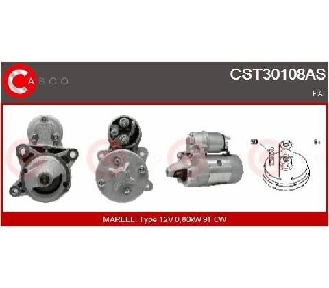 Štartér CASCO CST30108AS