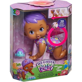 Mattel My Garden Baby™ lezúci motýlik so zvukmi fialový
