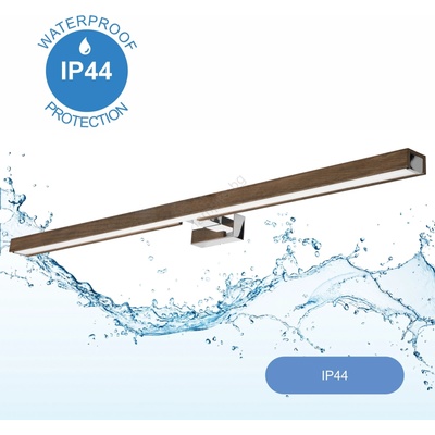 Brilagi Brilagi-LED Лампа за огледало в баня WOODY MIRROR LED/15W/230V IP44 дъб/хром (BG15127)