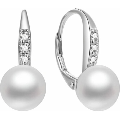 Olivie strieborné náušnice PERLA 7423