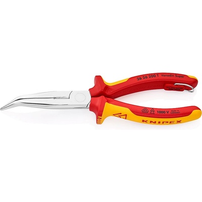KNIPEX Kleště půlkulaté s břity, čelisti zahnuté 40°, 200 mm, izolované 1000 v, knipex 2626200t – Zboží Mobilmania