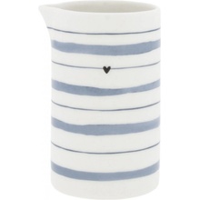 Bastion Collections Keramický džbán Watercolour Blue Stripes 250 ml