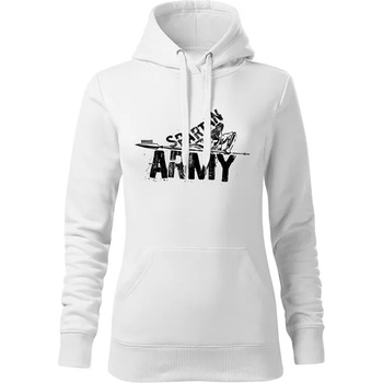 Image 1 of DRAGOWA дамски суитшърт с качулка Набис, бял, 320г/м2 (8495)