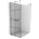 Mexen Kioto+ L душ параван с рафт Walk-in 80 x 200 см, черна решетка, хром - 800-080-123-01-77 (800-080-123-01-77)