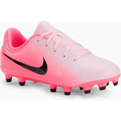 Nike Детски футболни обувки Nike Tiempo Emerald Legend 10 Academy FG/MG pink foam/black