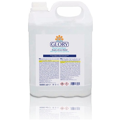 Glory dezinfekční gel na ruce s jemnou citrónovou vůní 5000 ml