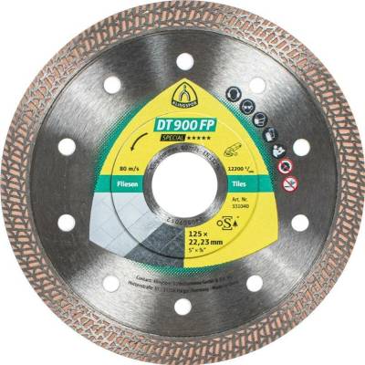 Klingspor Diamantový kotúč 125 x 1,4 x 22,23 mm 331040