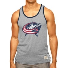 Original Retro Brand pánské tílko Columbus Blue Jackets Streaky Tri-Blend