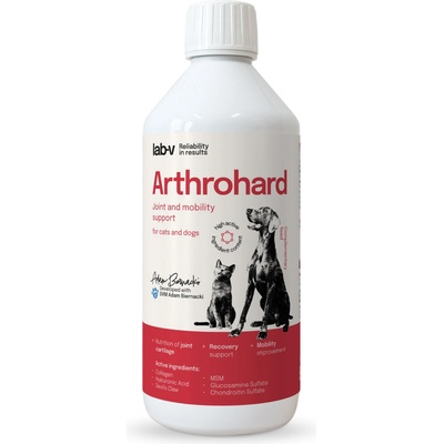 Lab-v Arthrohard 500 мл Добавка за подкрепа на ставите за кучета и котки