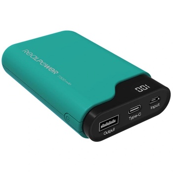 RealPower PB-7500C Power Bank 7500mAh Зелен (243966)